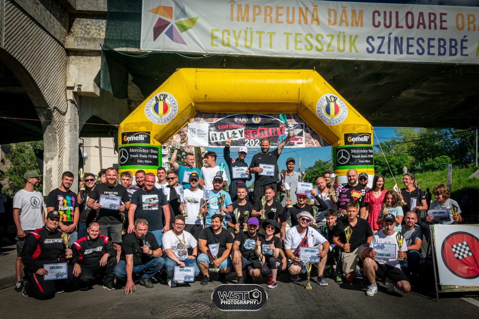 Andrei Vajda câștigă la mare luptă etapa  de Rally Sprint de pe B-dul Transilvania