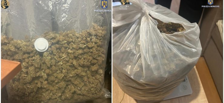 CAPTURĂ. Peste un kg de canabis, descoperit asupra a trei persoane prinse în flagrant
