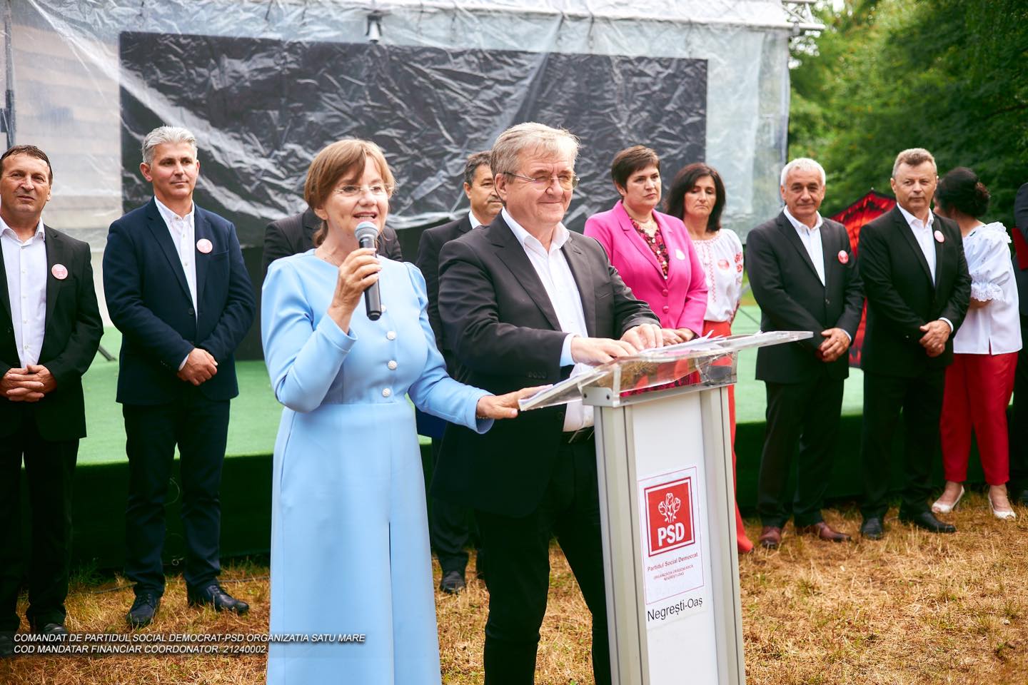 FOTO. MIRCEA GOVOR: ”Aurelia Fedorca se angajează să transforme Negrești-Oaș în orașul viitorului,”