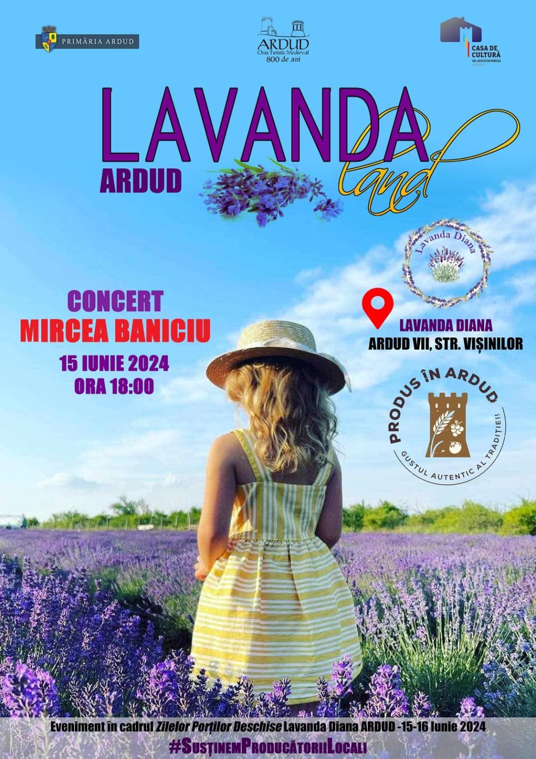 Mircea Baniciu, de veghe în lanul de lavandă… la Ardud