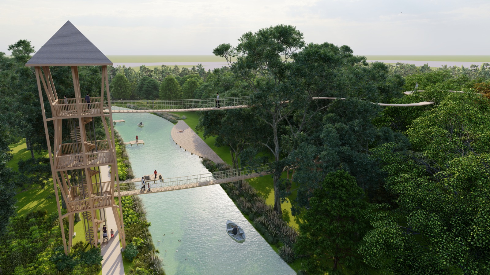 Parc urban în zona Noroieni