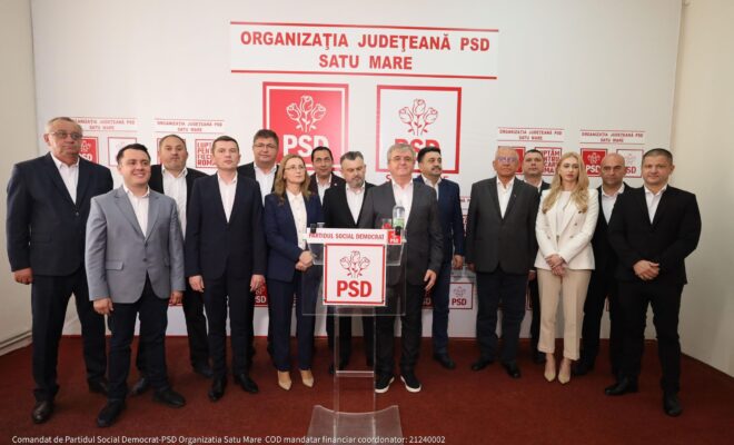 PSD Satu Mare, apreciat la Consiliul Politic Național după rezultatele de la locale și europarlamentare