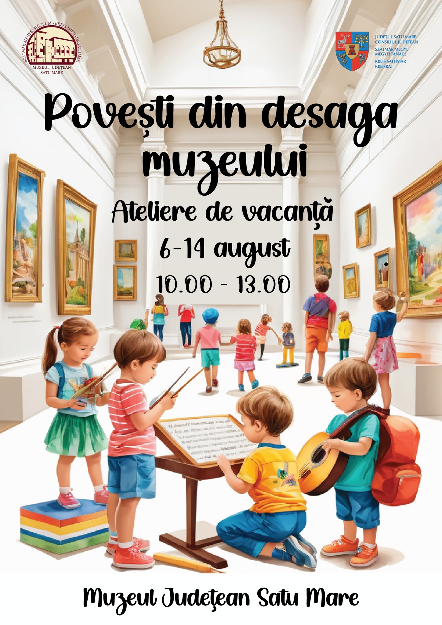 "Povești din Desaga Muzeului", o aventură educațională pentru copii la Muzeul Județean Satu Mare