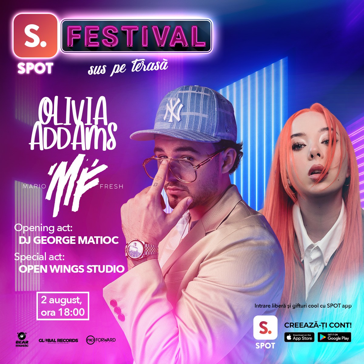 Shopping City Satu Mare găzduiește un concert de senzație cu Olivia Addams și Mario Fresh