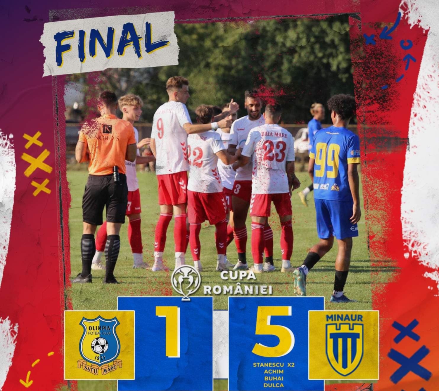 CSM Olimpia bate clar Victoria, la Carei, FC Olimpia 1921 umilită de Minaur!