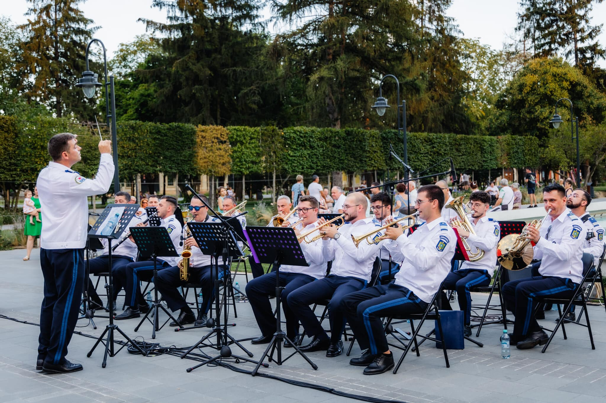 FOTO. Seara de neuitat oferită sătmărenilor de Muzica Reprezentativă a Jandarmeriei Române