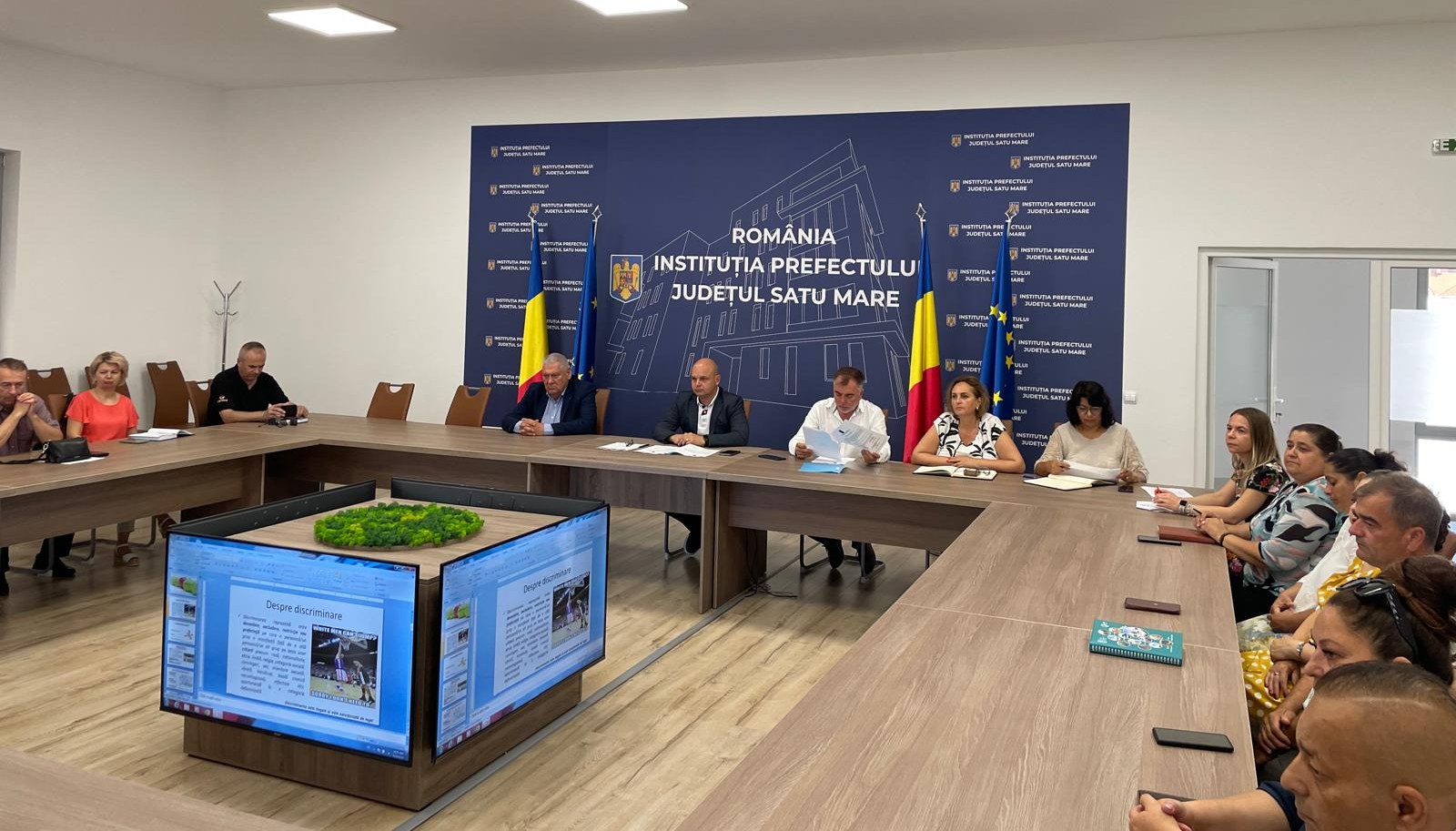 Întâlnirea Grupului de Lucru Mixt, la Instituția Prefectului județul Satu Mare