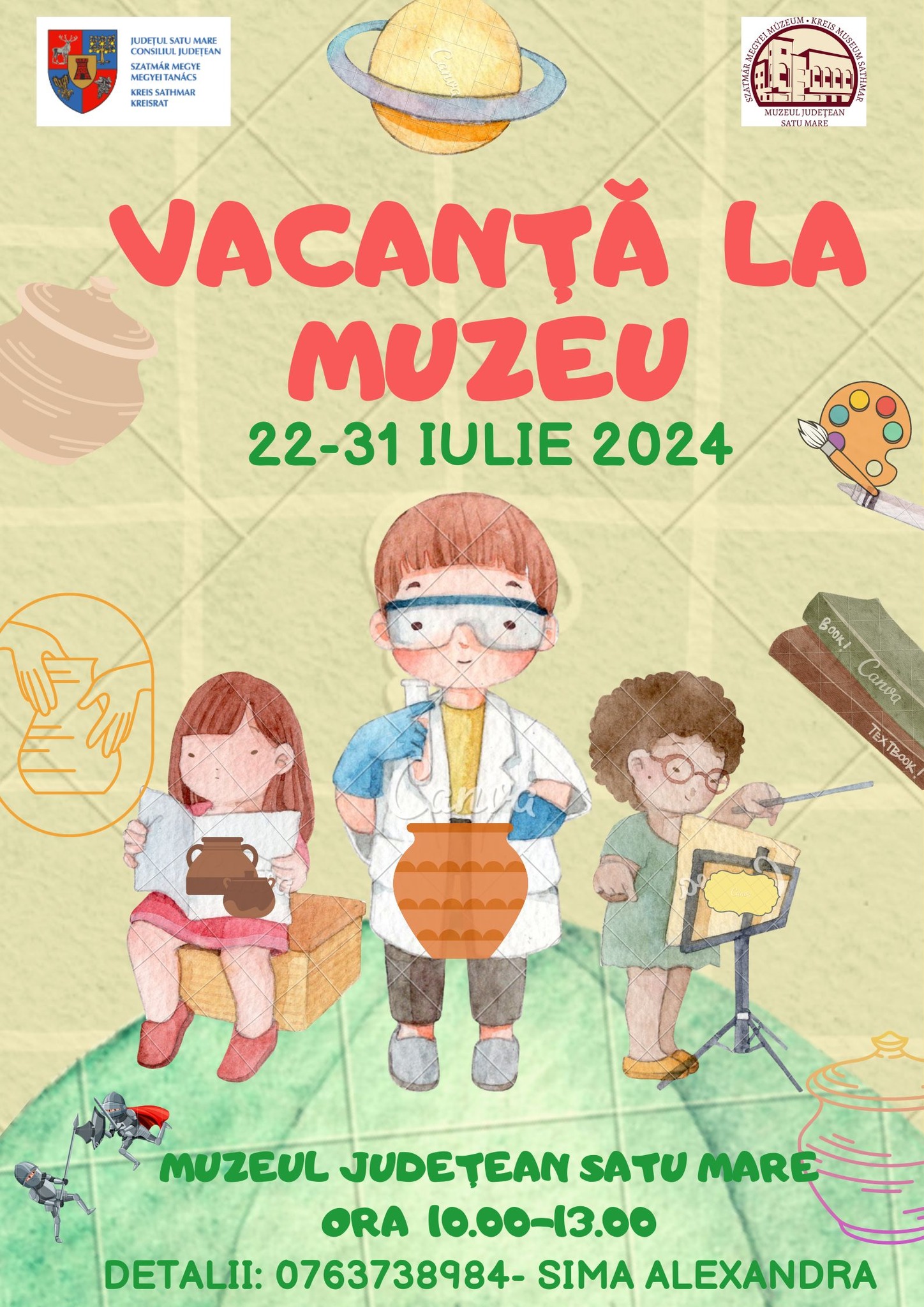 INEDIT. Vacanță la Muzeu, la Satu Mare