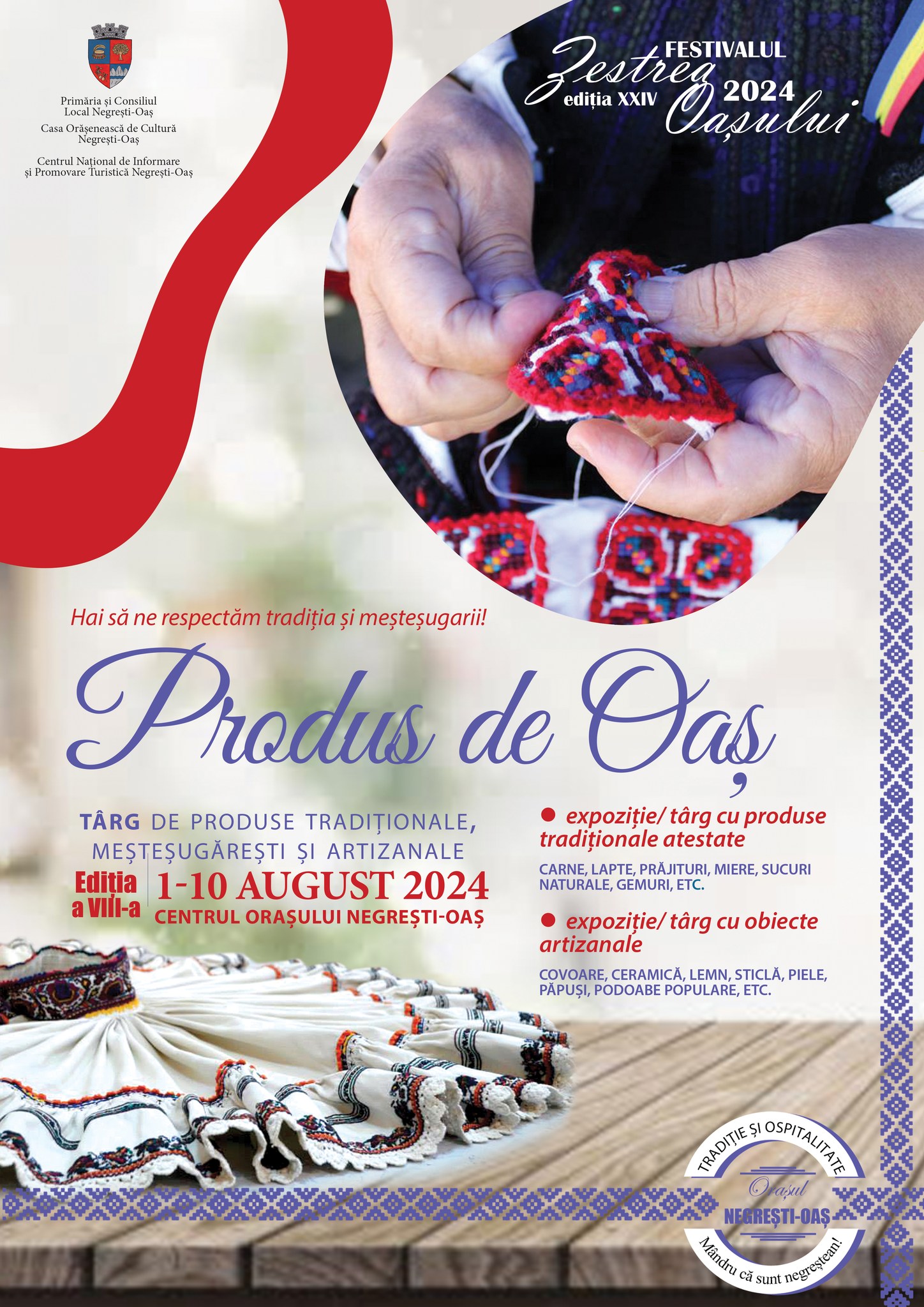 EVENIMENT. Târgul de Produse Tradiționale, Meșteșugărești și Artizanale “Produs de Oaș”