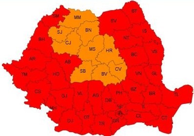 Satu Mare se topește...Cod roșu de caniculă, prelungit , în județ