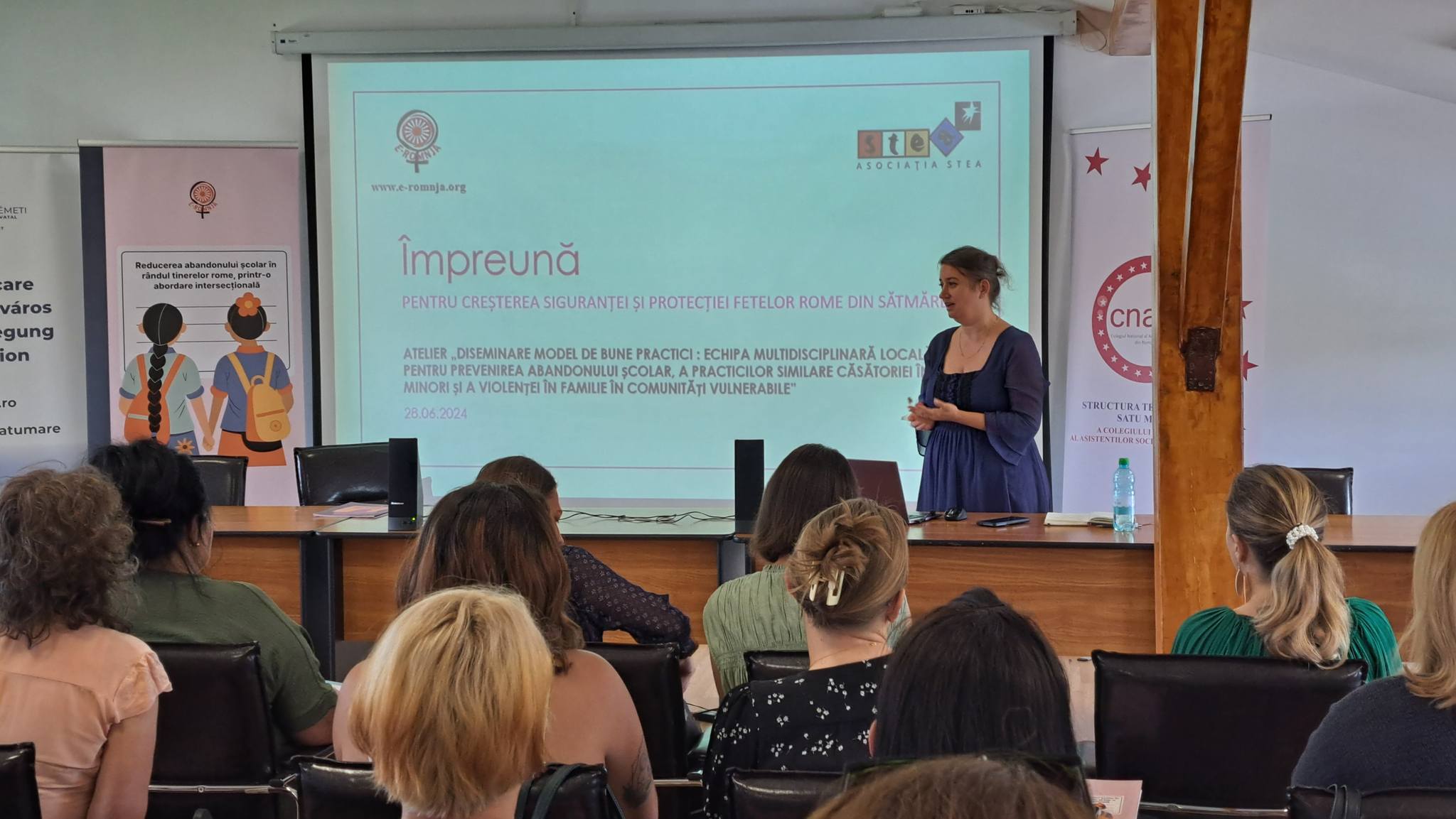 Atelier de diseminare a modelelor de bune practici pentru prevenirea abandonului școlar și a violenţei în comunități vulnerabile, organizat la Satu Mare