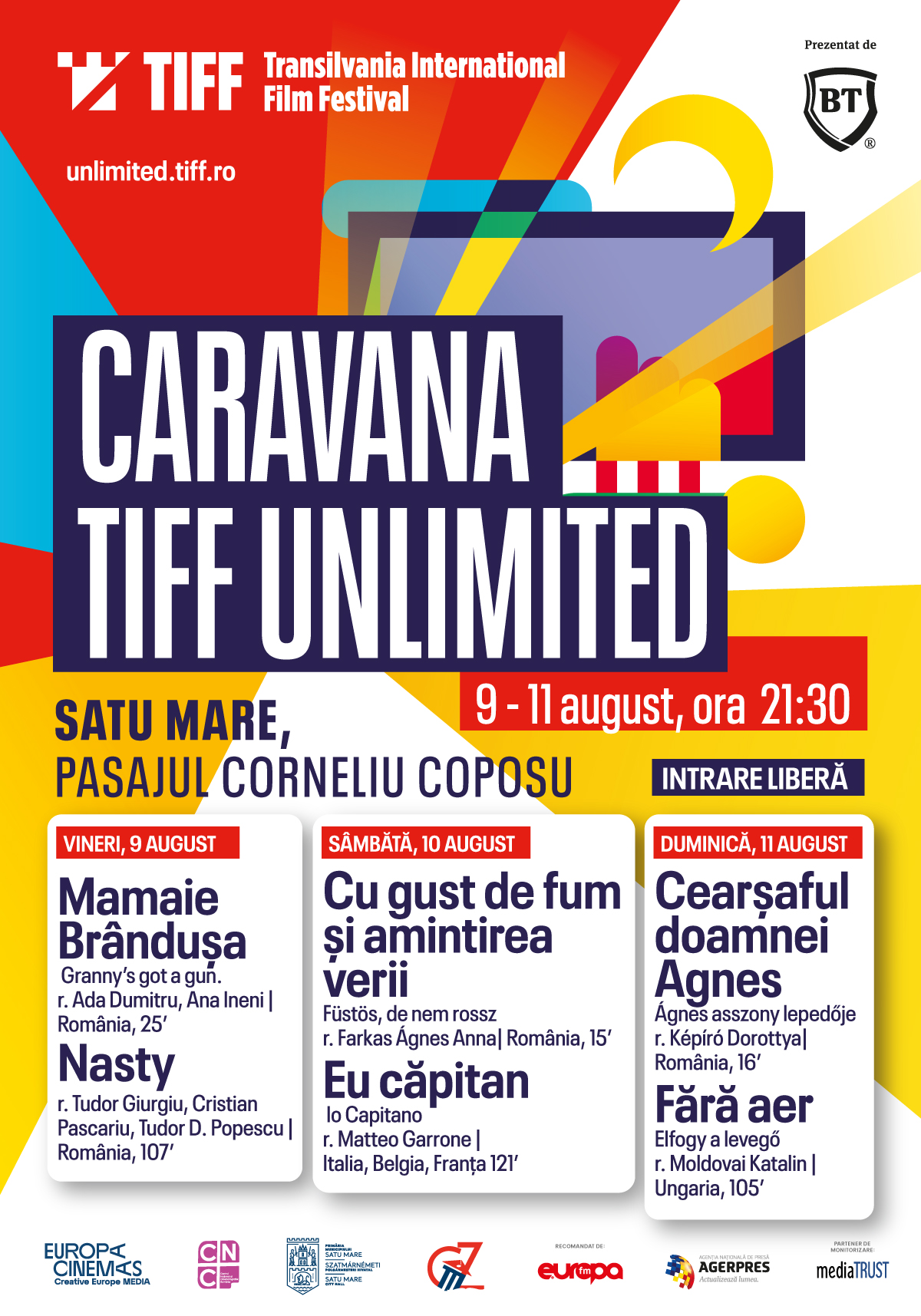 Caravana TIFF Unlimited revine în Pasajul Corneliu Coposu