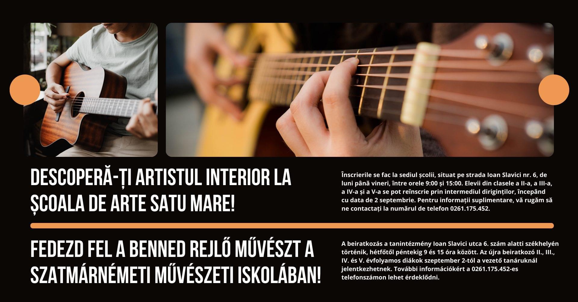 Școala de Arte Satu Mare își redeschide porțile pentru anul școlar 2024/2025