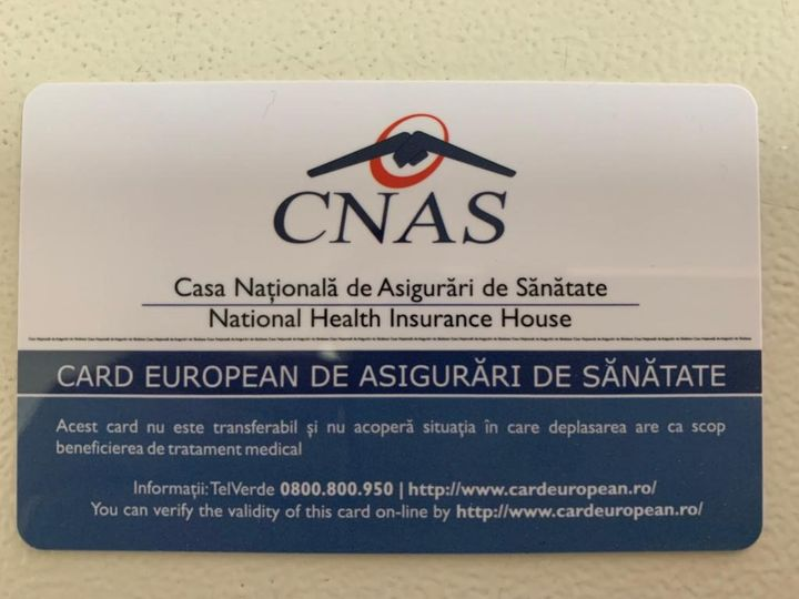 Cererile pentru cardul european de sănătate pot fi depuse online anunța CNAS Satu Mare