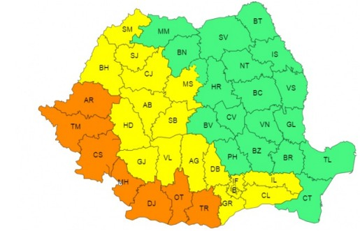 AVERTIZARE METEOROLOGICĂ DIN PARTEA PREFECTURII SATU MARE. COD GALBEN DE CANICULĂ ÎN JUDEȚ!