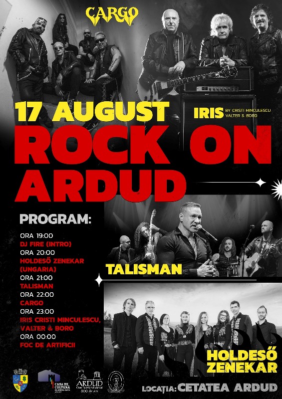 Concerte IRIS, CARGO, TALISMAN, la RockON Ardud 