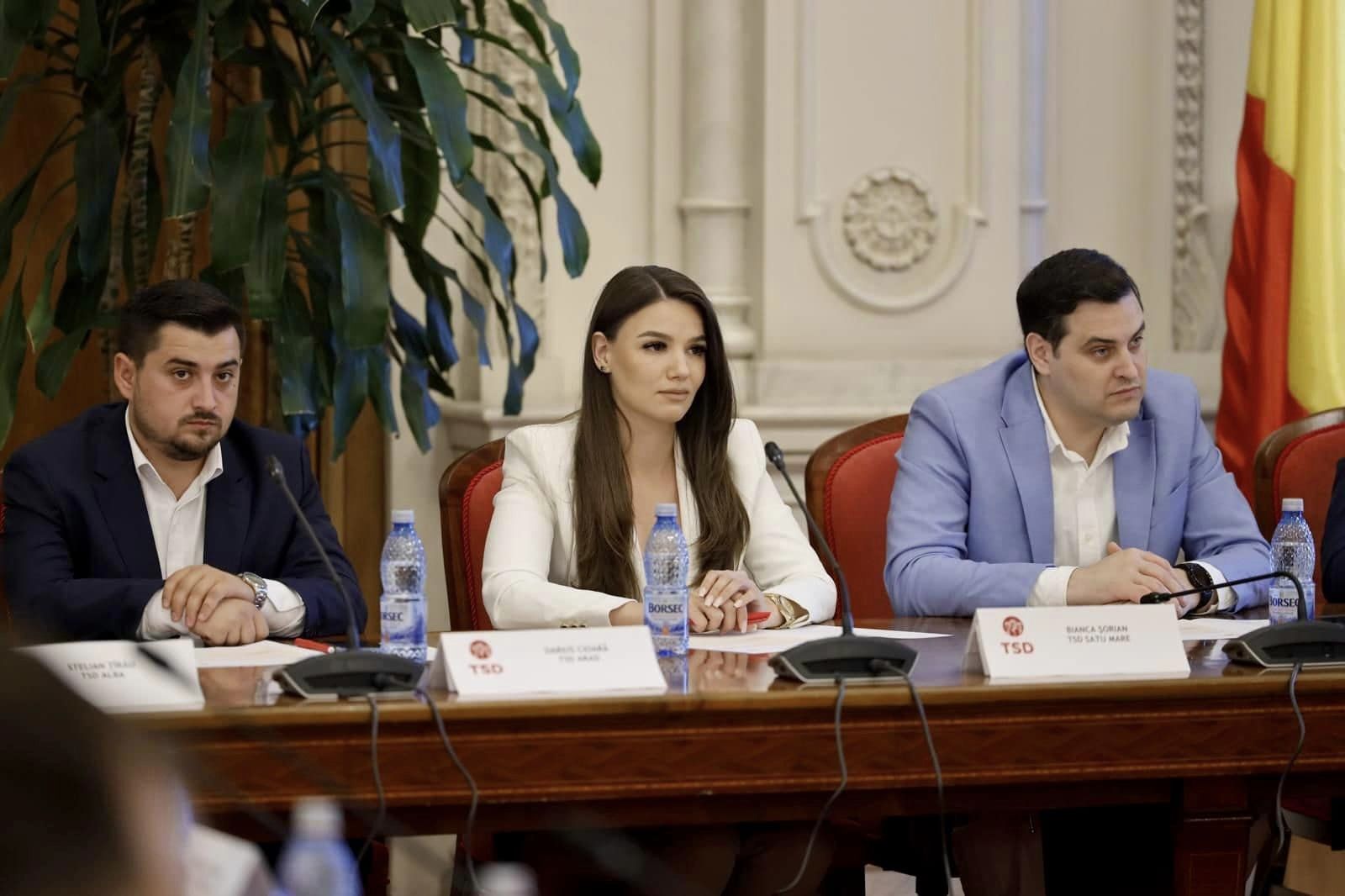 EVENIMENT Președintele TSD Satu Mare, Bianca Șorian, la reuniunea Consiliului Politic Național al TSD 