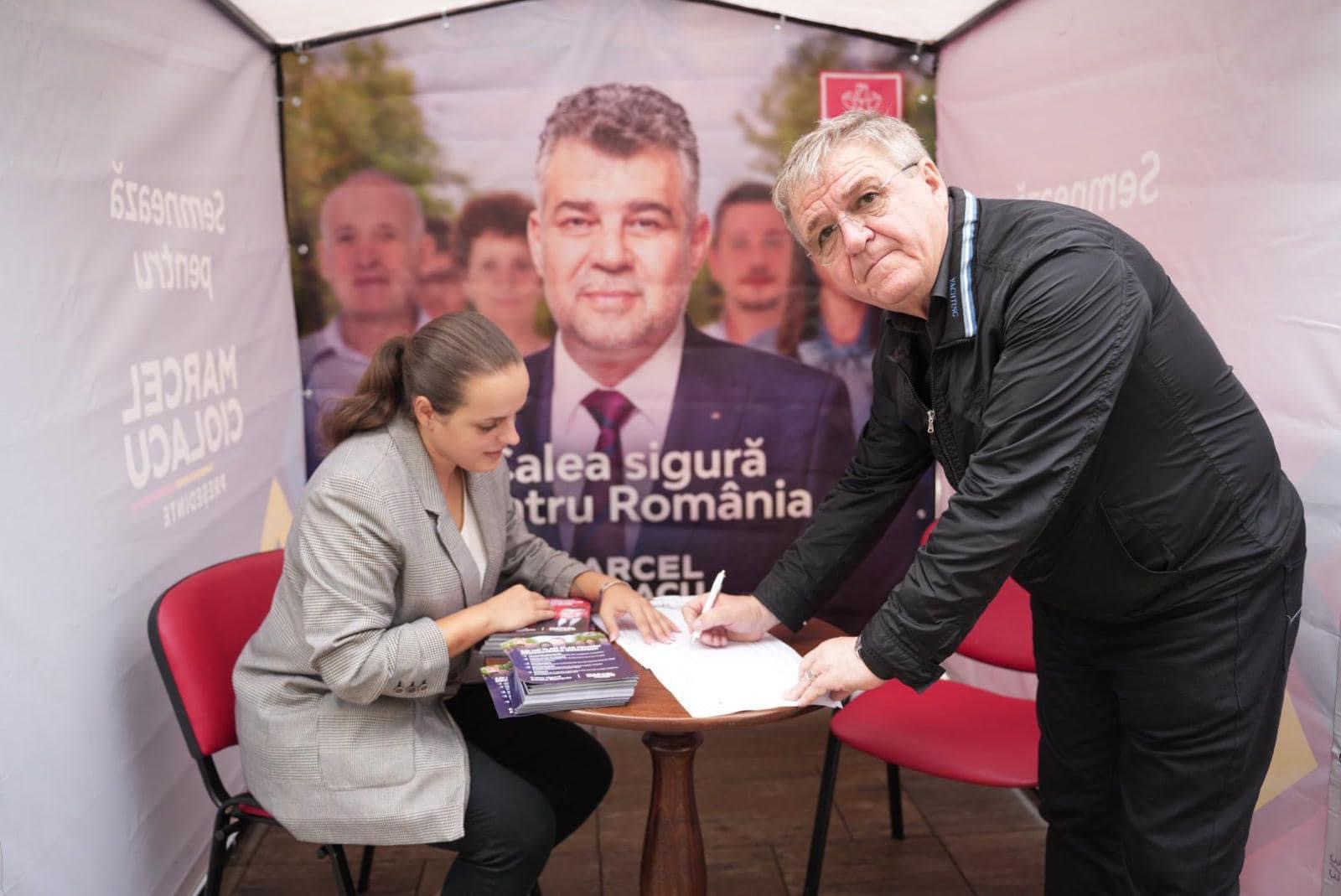 FOTO. PSD Satu Mare, a dat startul oficial campaniei de strângere de semnături pentru alegerile prezidențiale și parlamentare