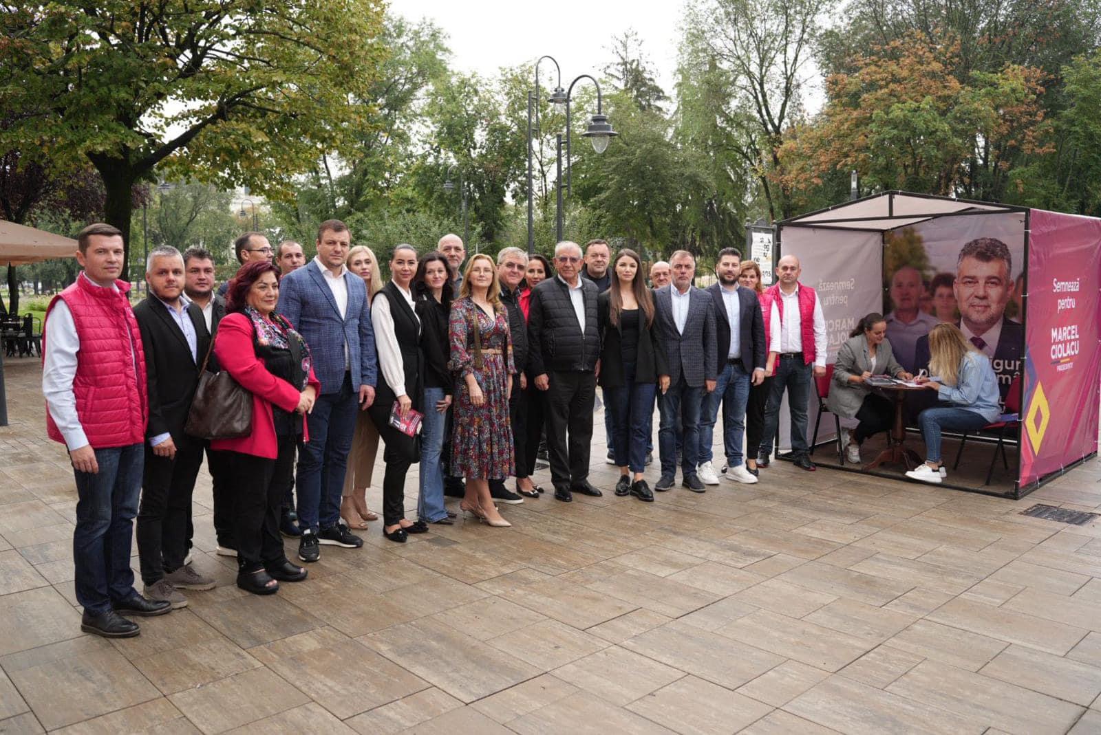 Partidului Social Democrat Satu Mare a demarat acțiunea de atragere de semnături pentru alegerile parlamentare și prezidențiale