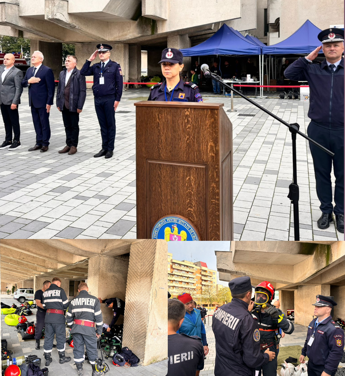 FOTO. Deschiderea oficială a concursului Internațional ,,SCĂRI” organizat de ISU Satu Mare