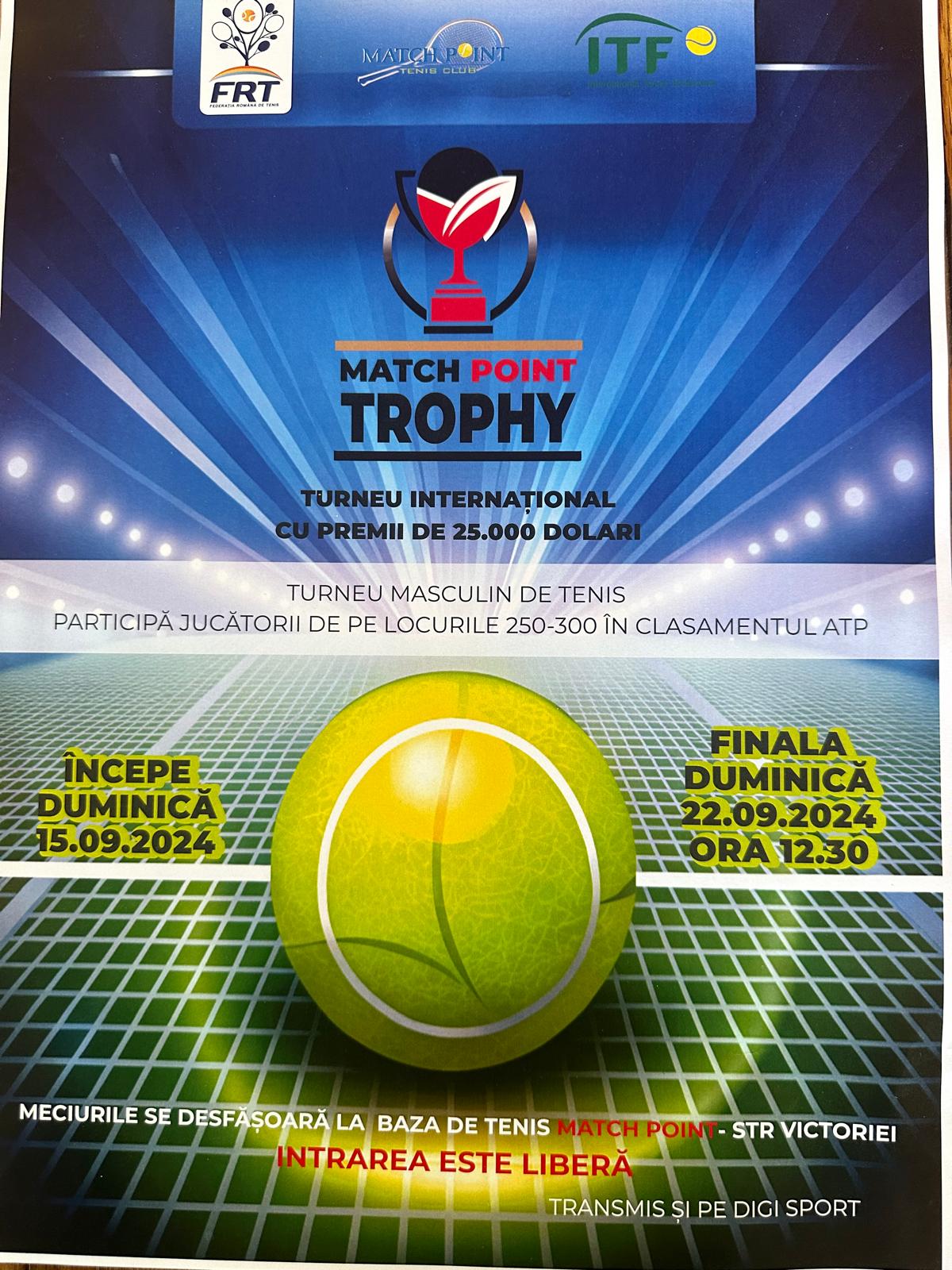 Un nou turneu de TOP la baza Match Point din Satu Mare