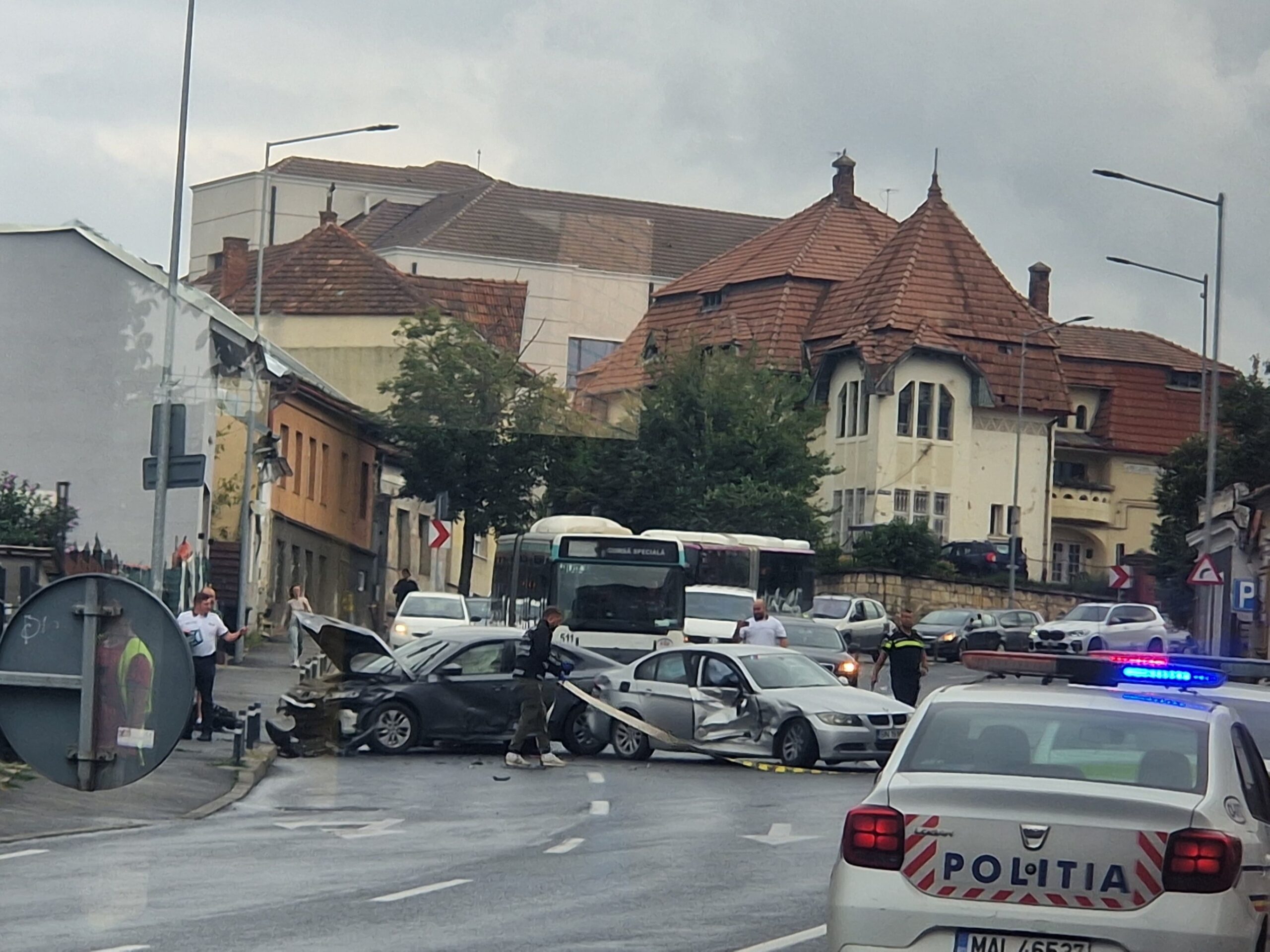 Accident rutier petrecut pe Calea Turzii.