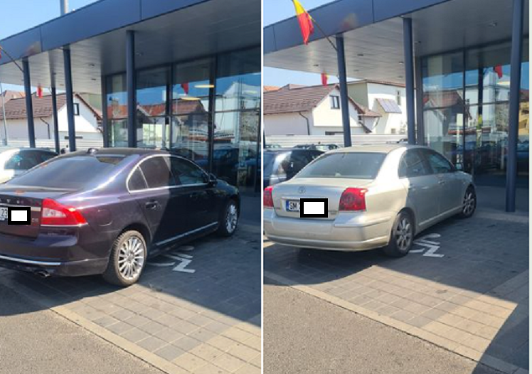 Locurile  pentru persoanele cu handicap sunt foarte vânate la Negrești Oaș!