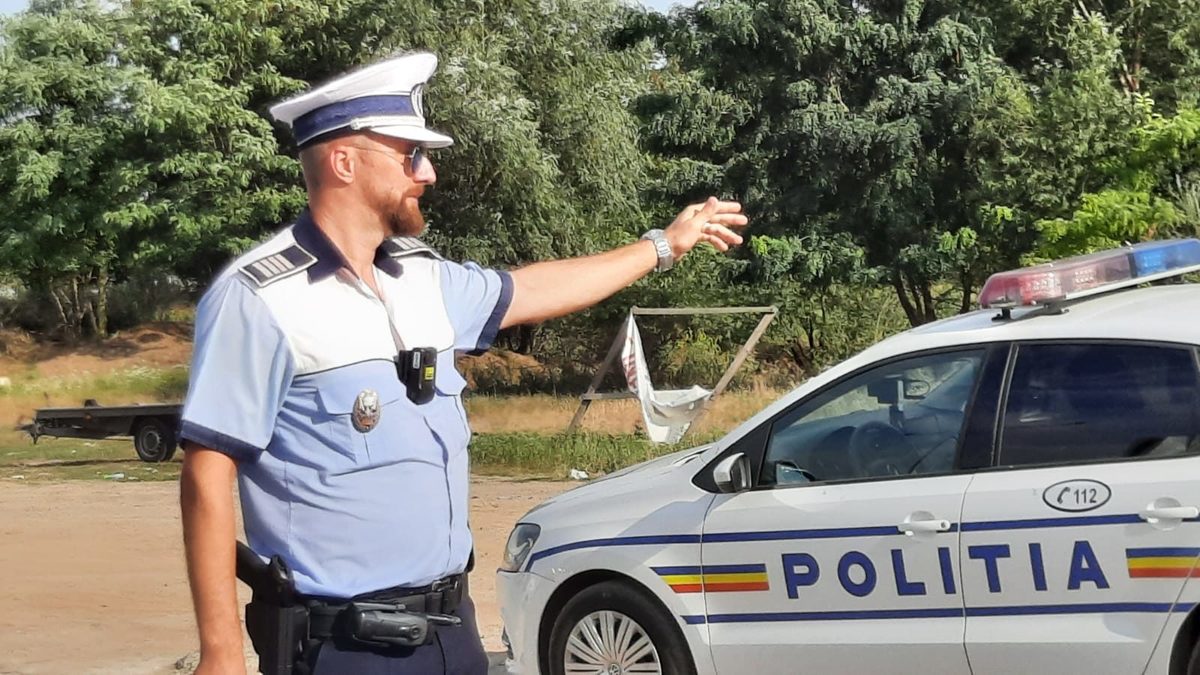 Conducător auto prins de poliție cu o concentrație de 1,60 mg/l alcool pur în aerul expirat.