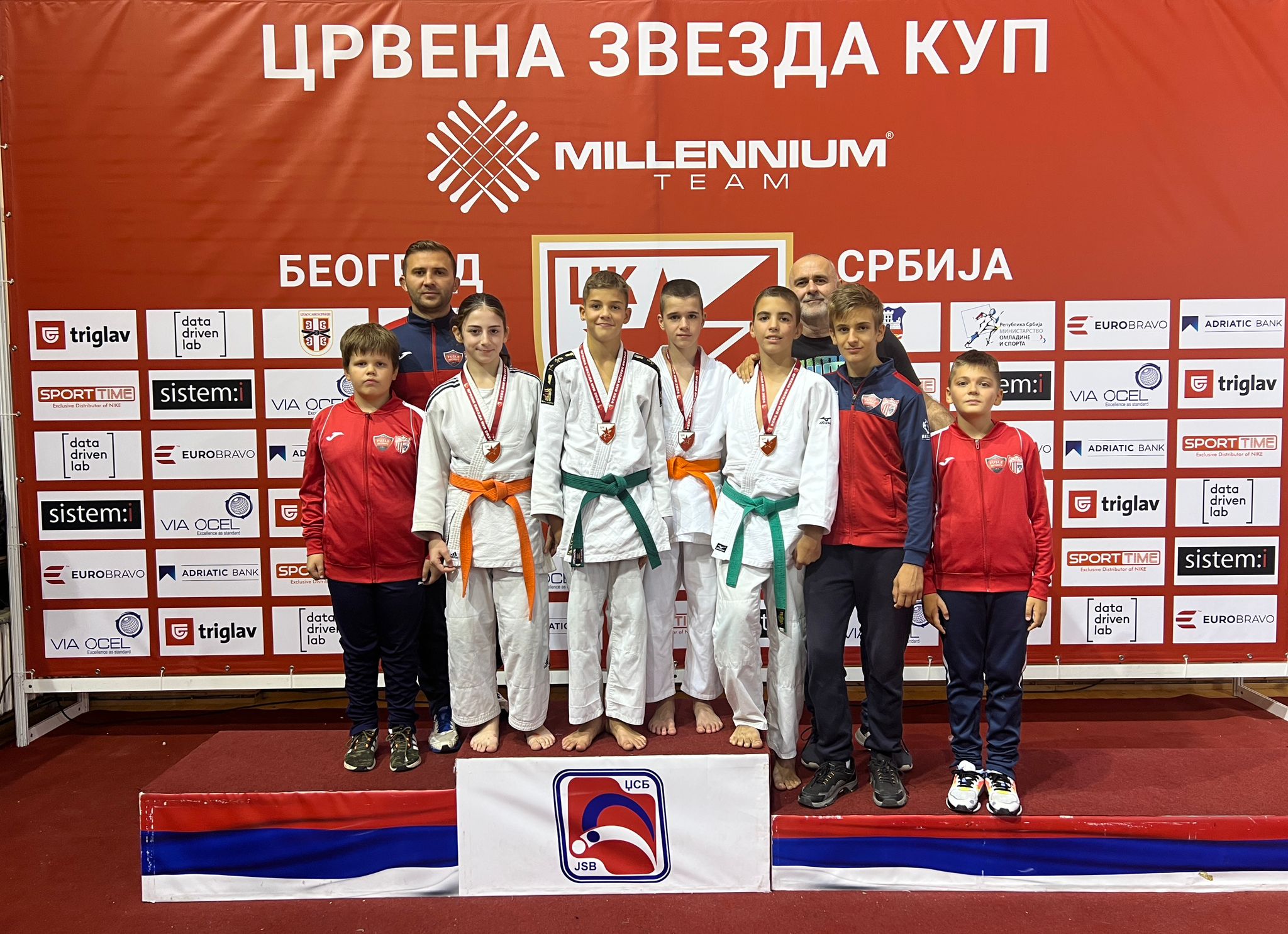Medalii pentru judoka de la CSM Olimpia, în Serbia