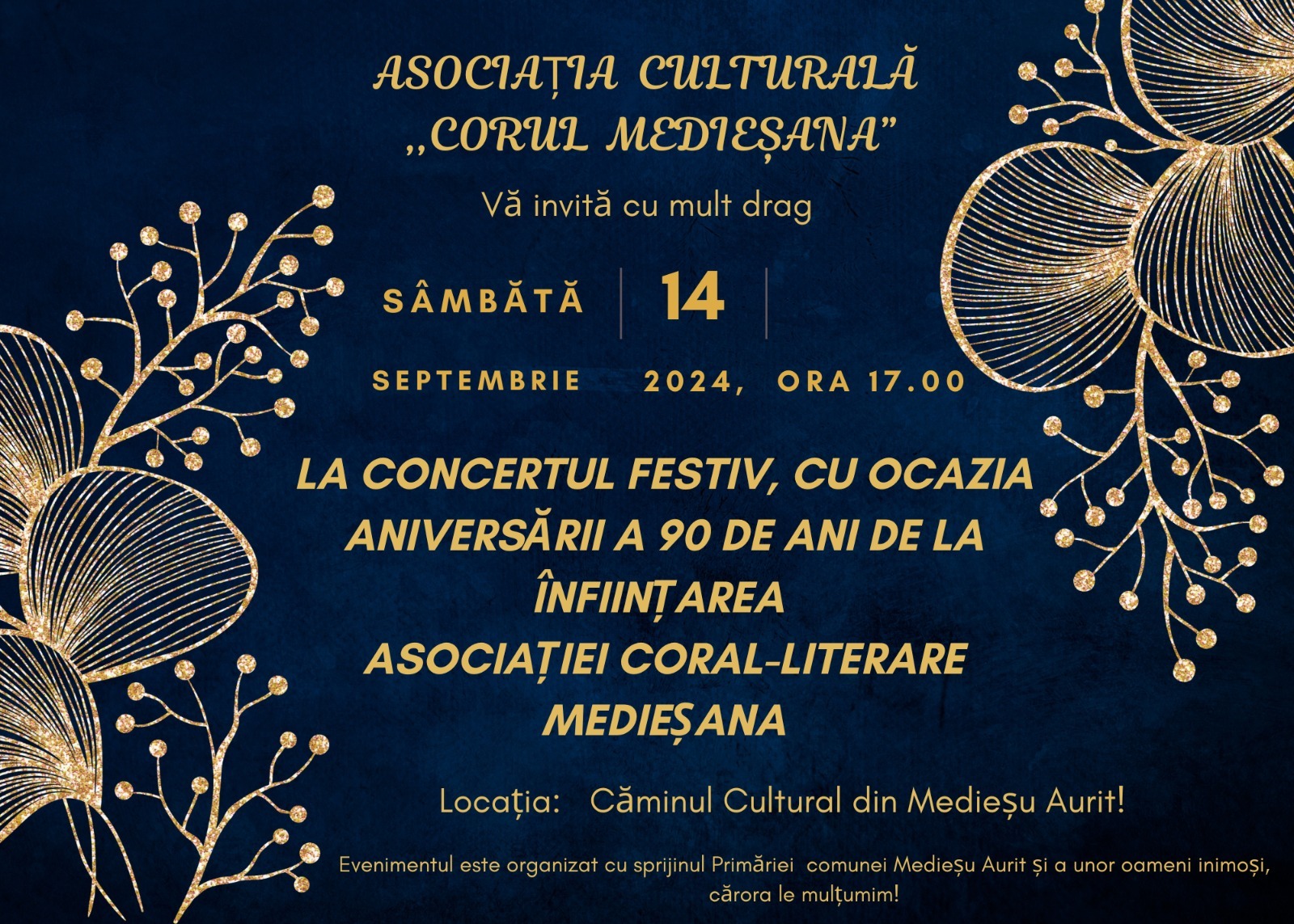 90 de ani de la înființarea ,,Asociației coral-literare Medieșana”