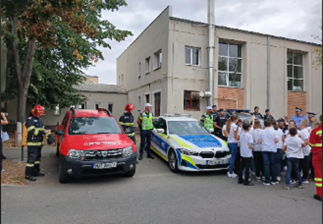 Măsuri luate de reprezentanții MAI din județ în prima săptămână de școală