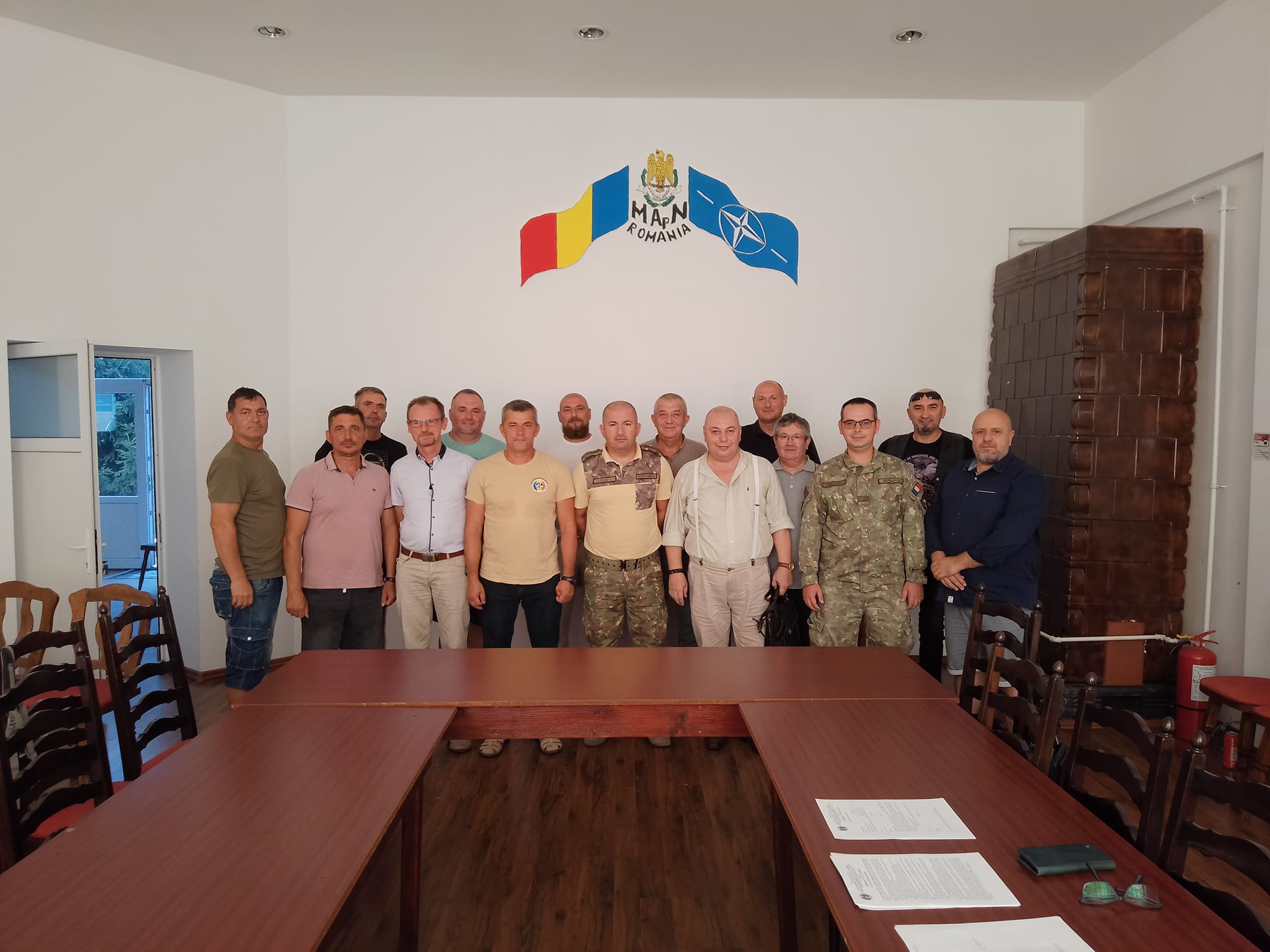 FOTO. Prima ședință a filialei județene a Asociației Militarilor Veterani si Veteranilor cu Dizabilități 