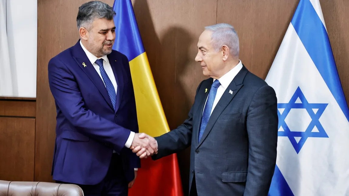 Marcel Ciolacu, vizită crucială în Israel. Întrevedere cu premierul Benjamin Netanyahu