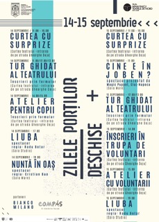 Vor fi Zilele Porților Deschise la Teatrul de Nord!