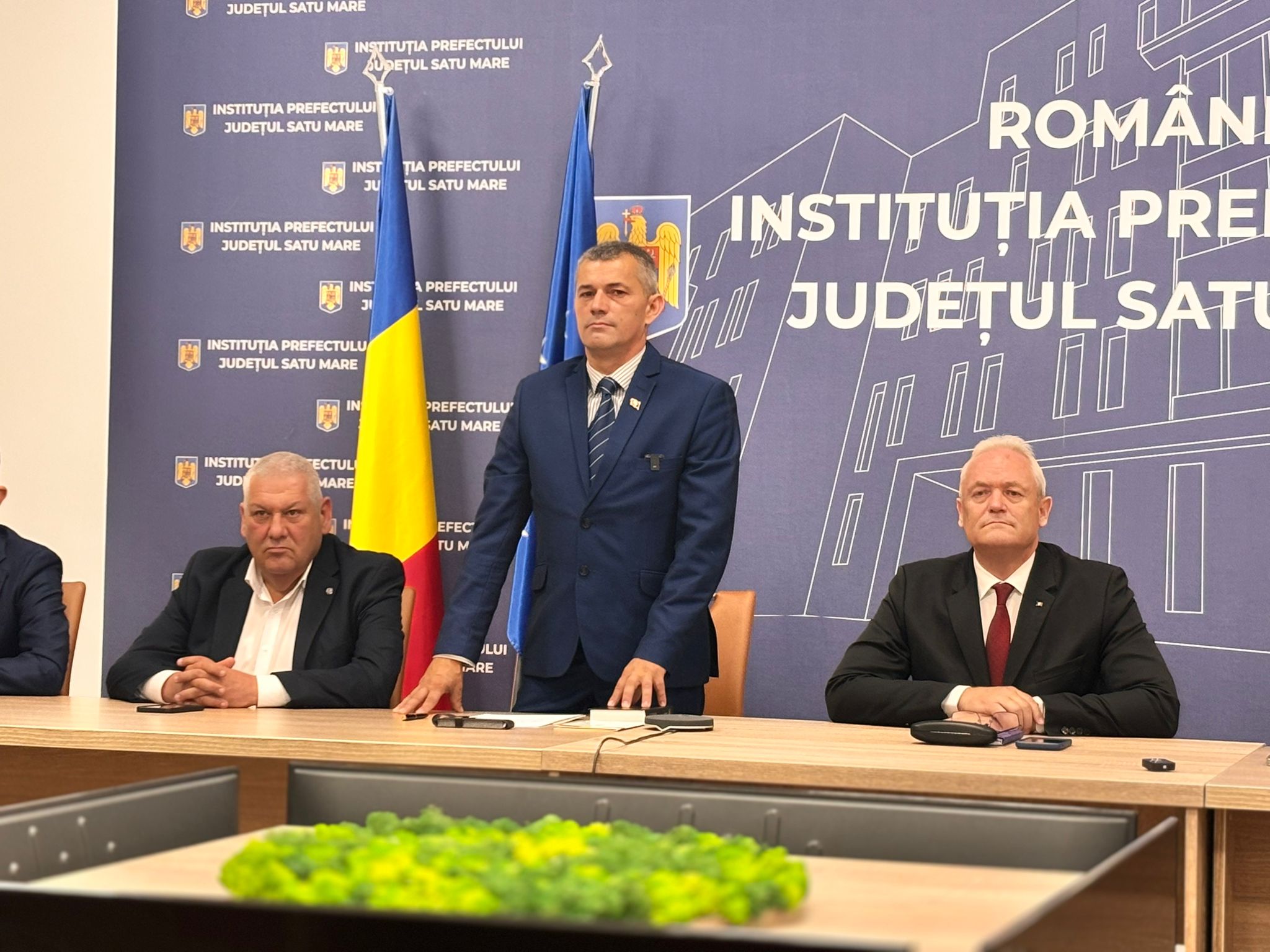 Balazs Gheorghe, noul subprefect al județului Satu Mare. A fost pus în funcție azi