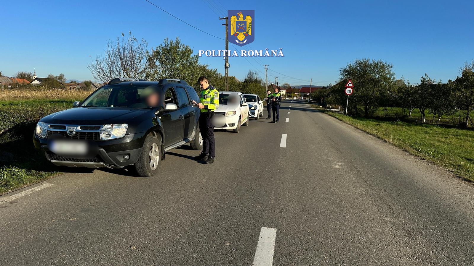 FOTO. RAZIE A POLIȚIȘTILOR SĂTMĂRENI, ÎN MUNICIPIUL CAREI
