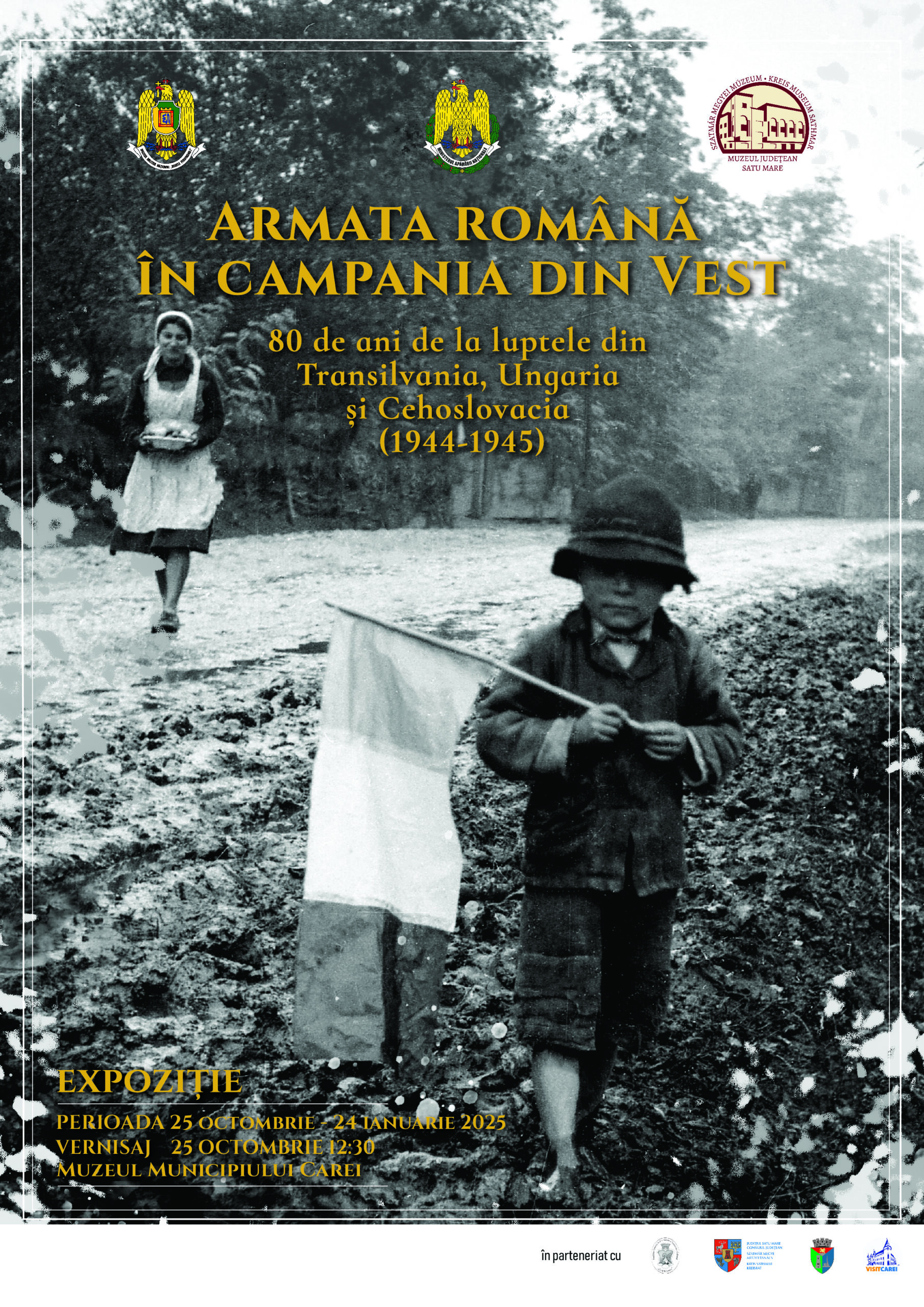 Expoziție dedicată campaniei Armatei române din Vest, la Muzeul Municipal Carei