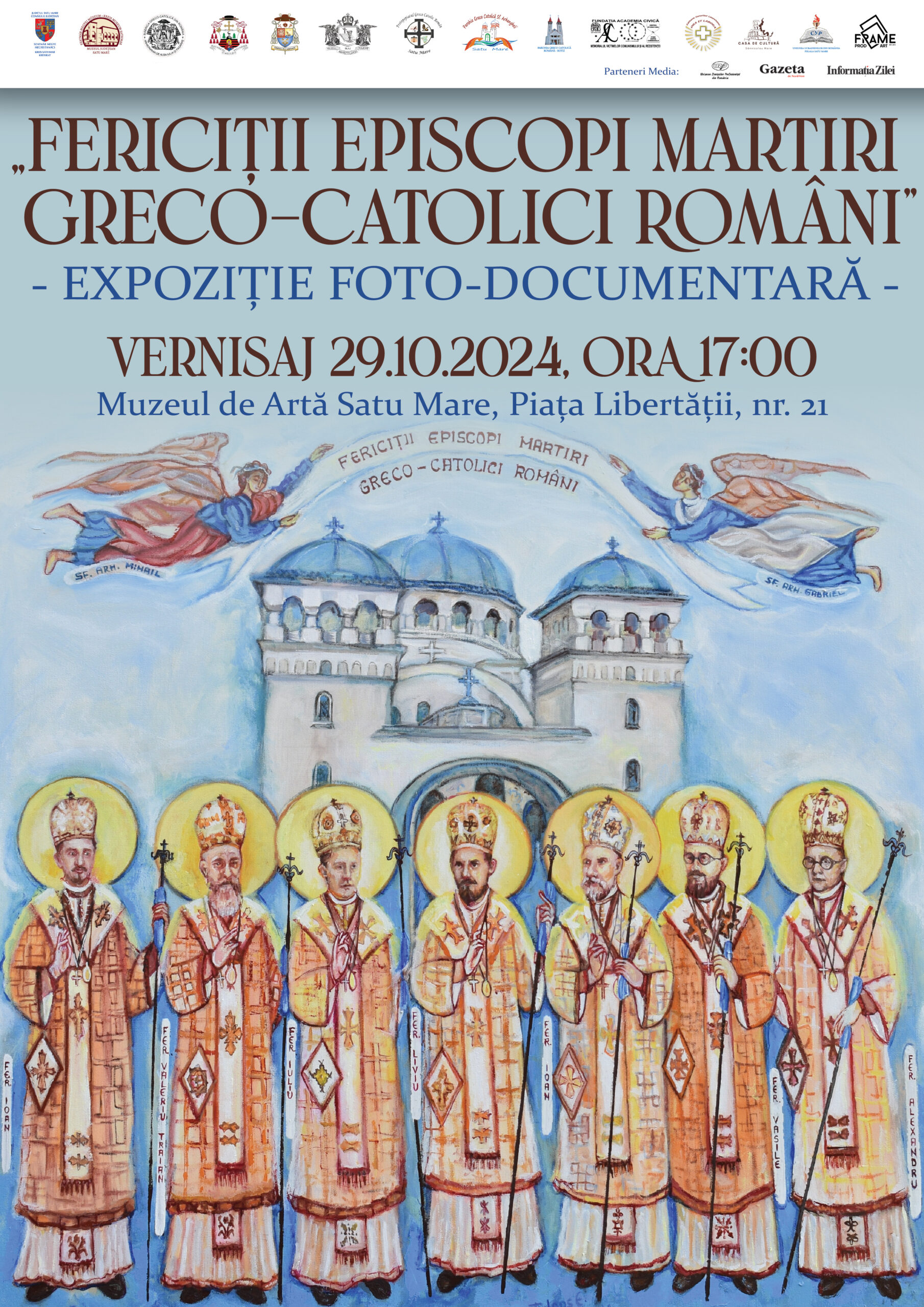Expoziție și lansare de carte la Satu Mare în cinstea Episcopilor Martiri Greco-Catolici Români