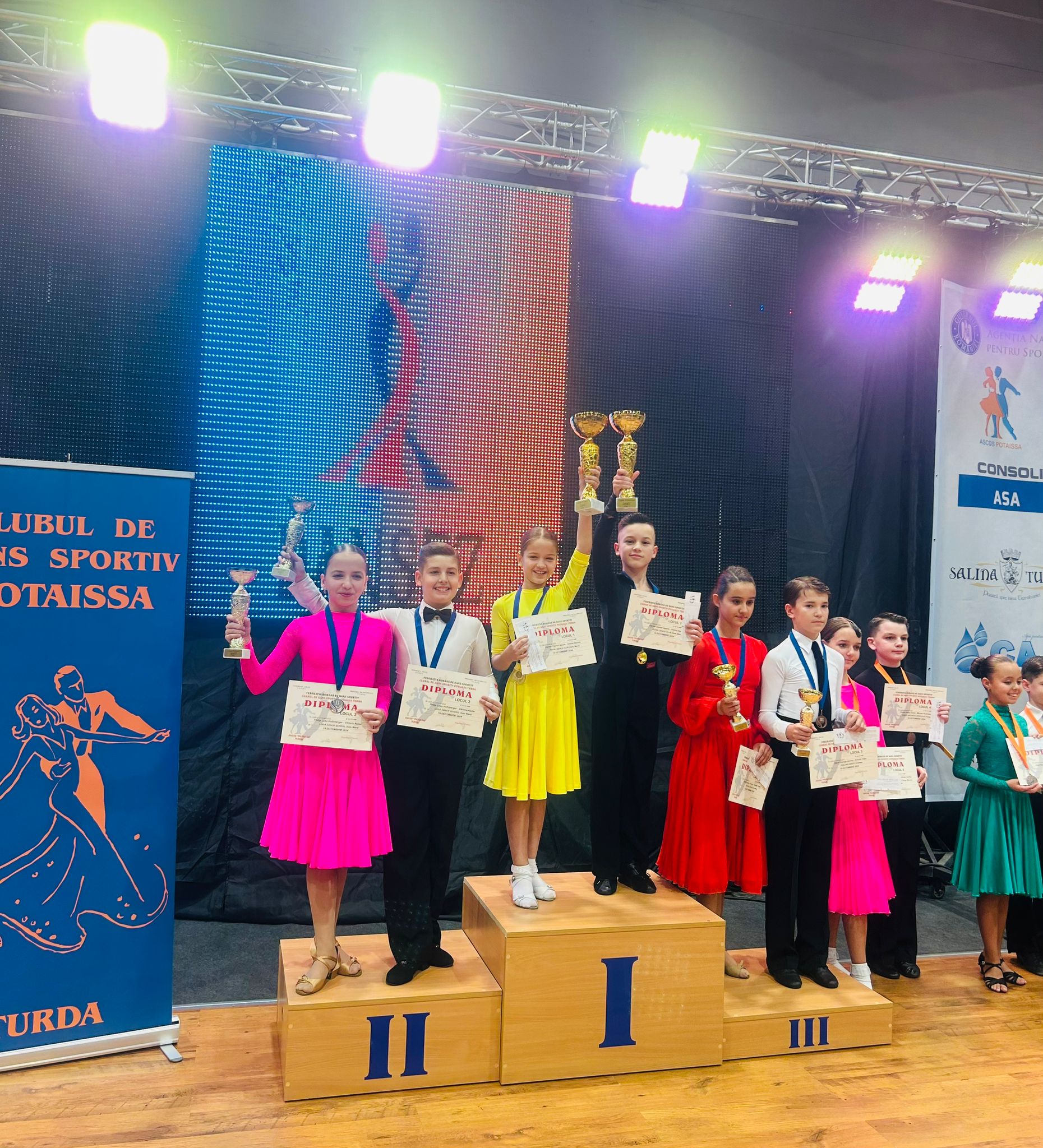 Victorie și podium cucerit  de dansatorii Royal Dance Club la la  Cupa Potaissa Turda!