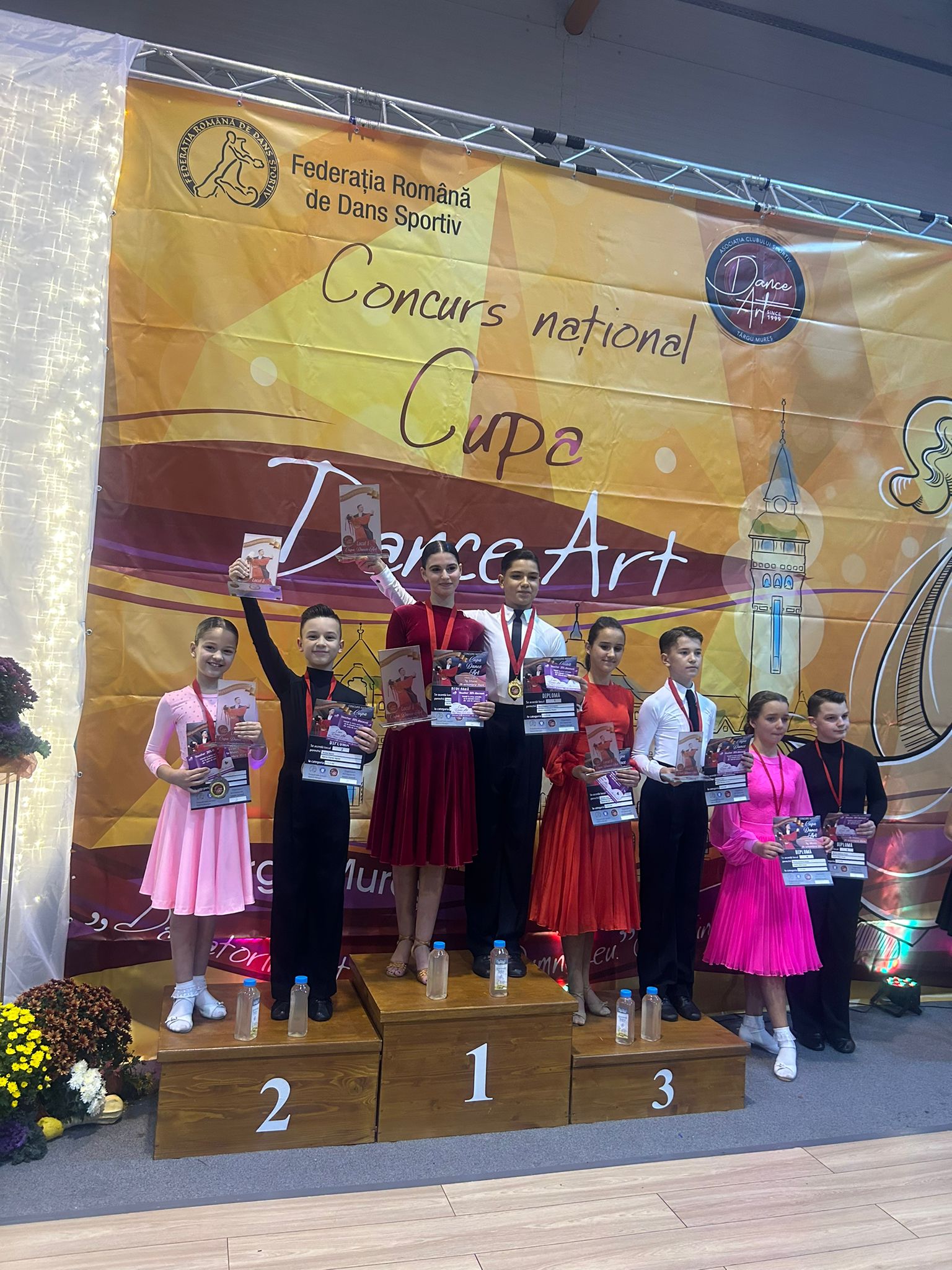 Royal Dance Club Satu Mare,  pe podium la Cupa Dance Art - Târgu Mureș