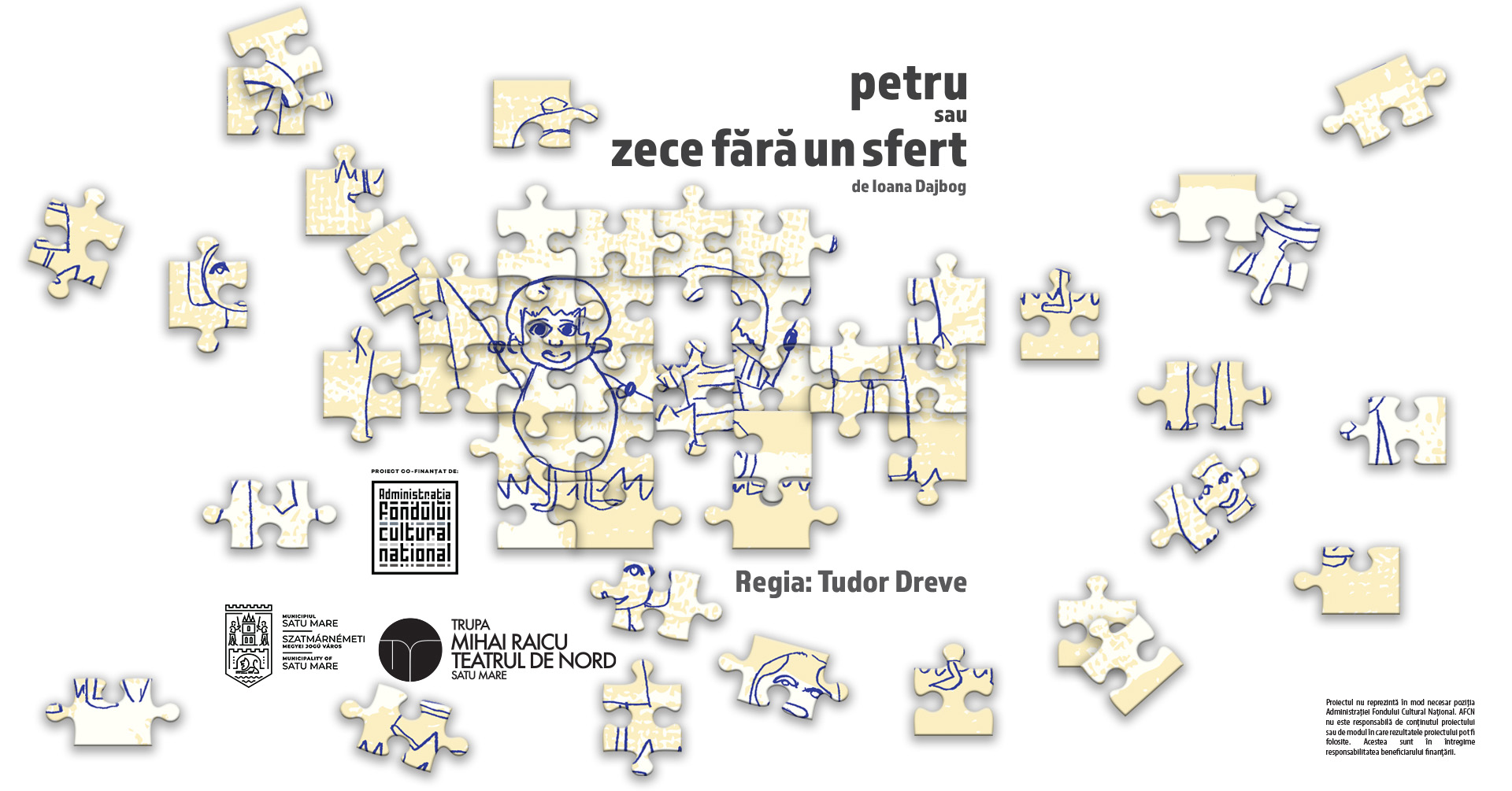 Premieră la Sala Studio: „Petru sau Zece fără un sfert” de Ioana Dajbog, regia Tudor Dreve