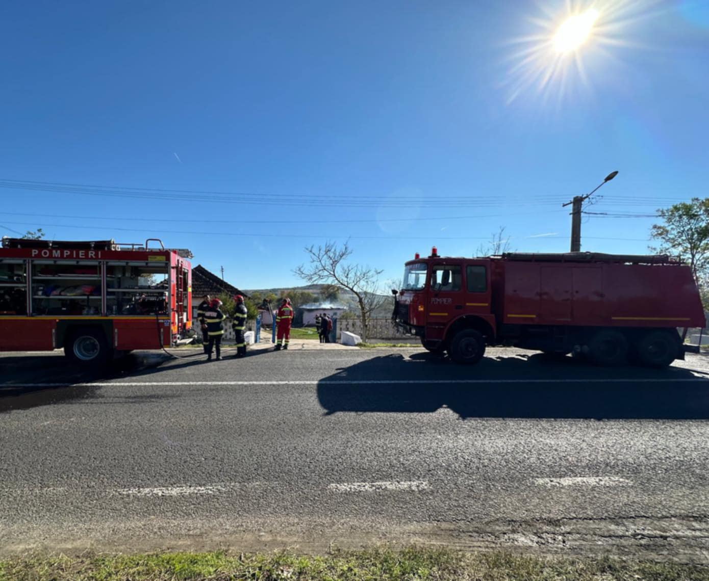 FOTO: Incendiu de amploare la Supuru de Sus