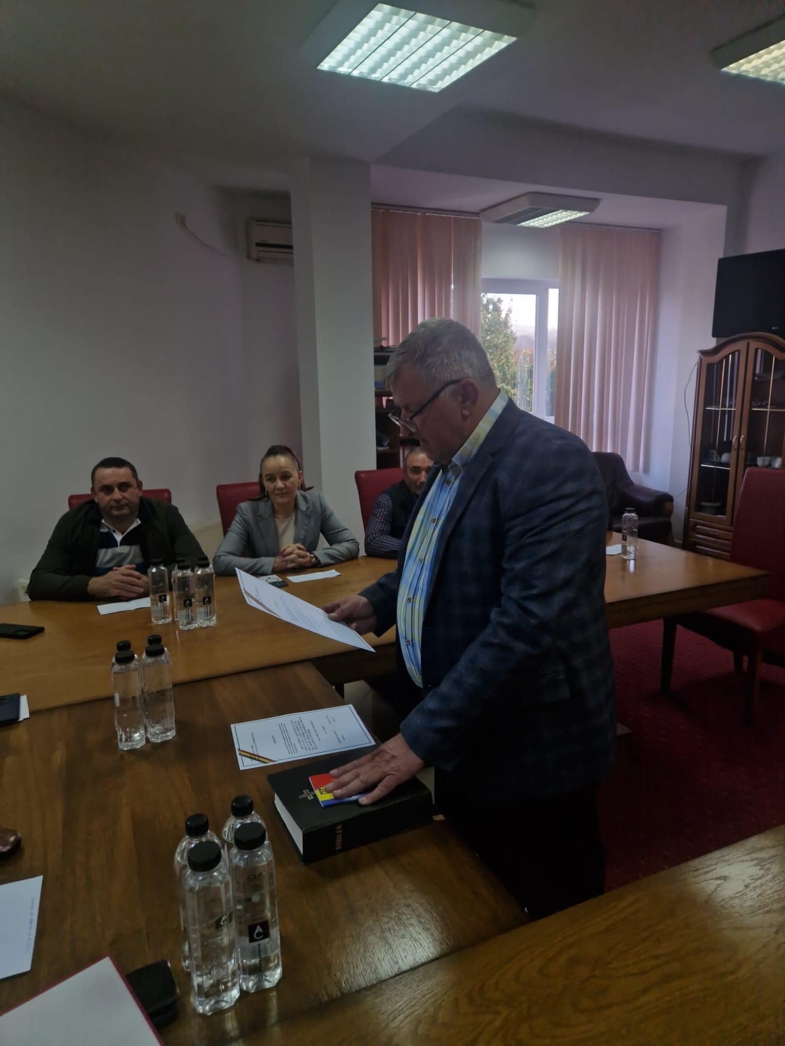 FOTO. Petre Flueraș (PSD), reconfirmat viceprimar la Racșa