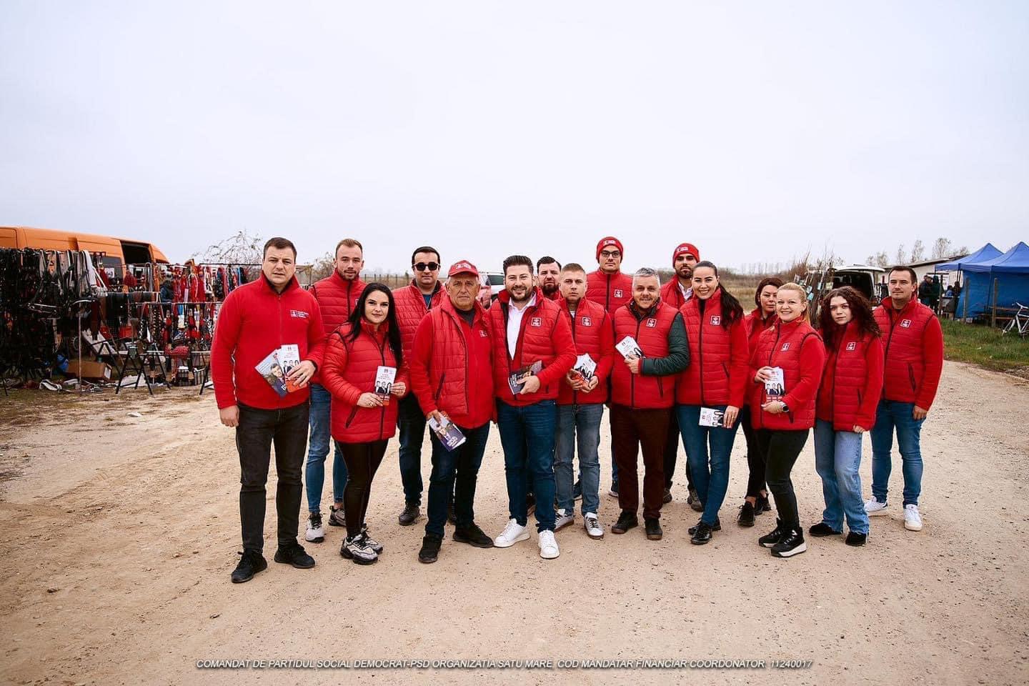 Organizația municipală PSD a fost prezentă la Târgul lunar din Valea Vinului.