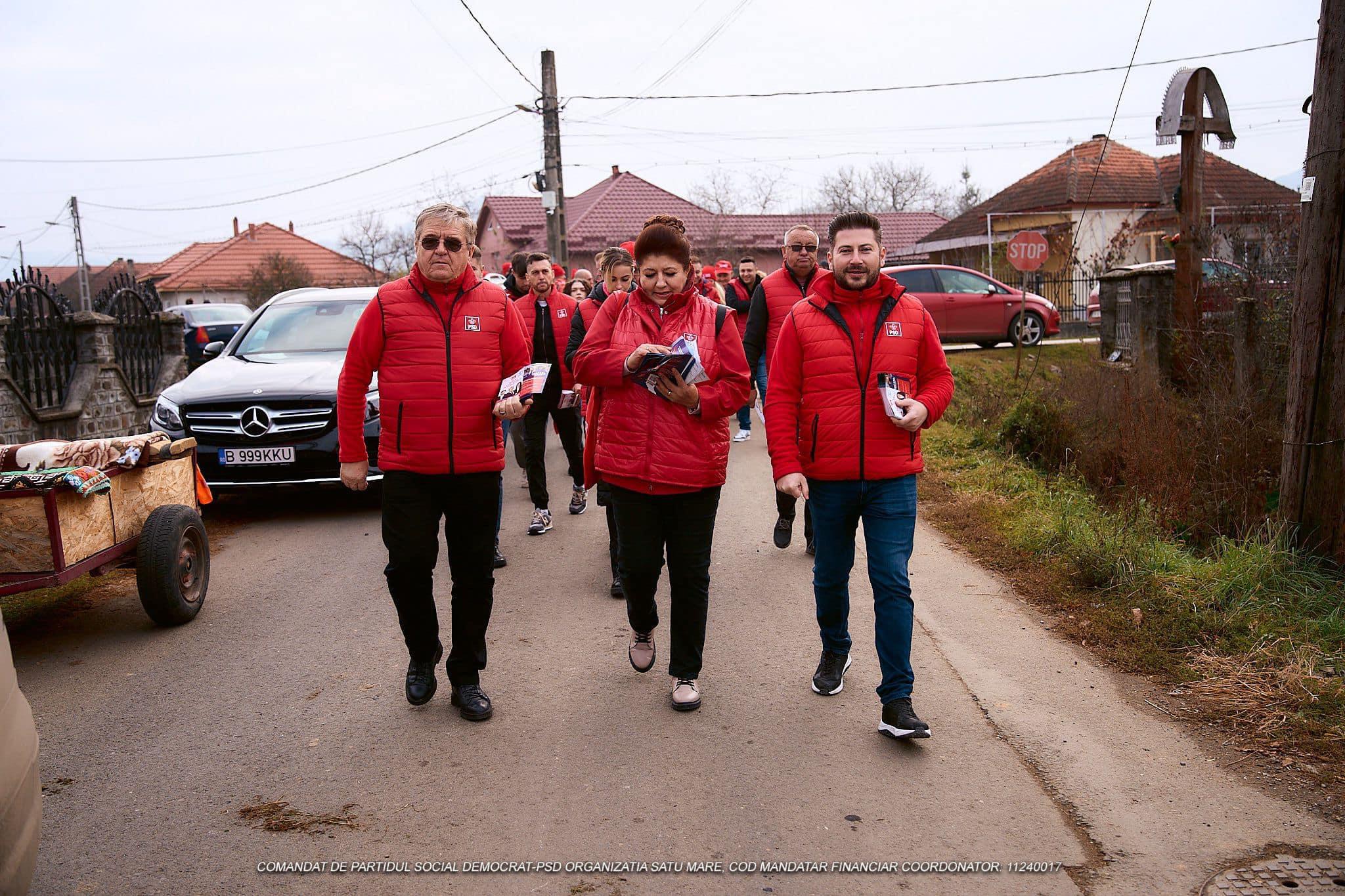 Organizația PSD Satu Mare prezentă la Târgul lunar din Tarna Mare