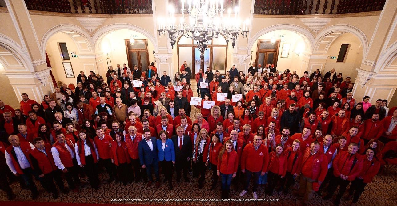 FOTO. Echipa PSD Satu Mare a fost prezentă la o întâlnire zonală cu cetățenii din municipiul Carei și comunele apropiate