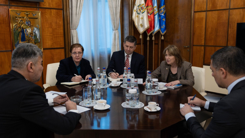 Întrevedere între Prim-Ministrul Marcel Ciolacu și Ambasadorul SUA, E.S. Kathleen Kavalec
