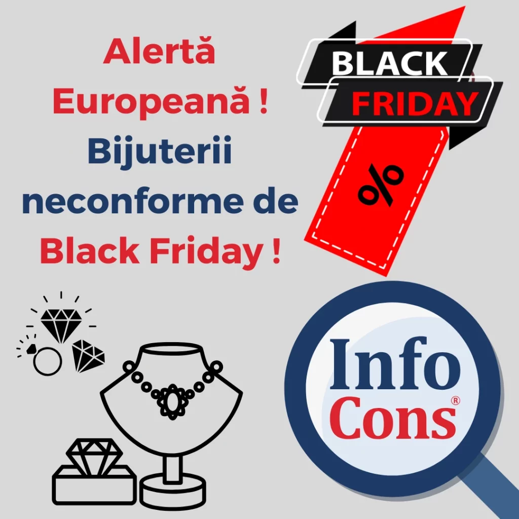 Alertă Europeană ! Bijuterii neconforme de Black Friday !