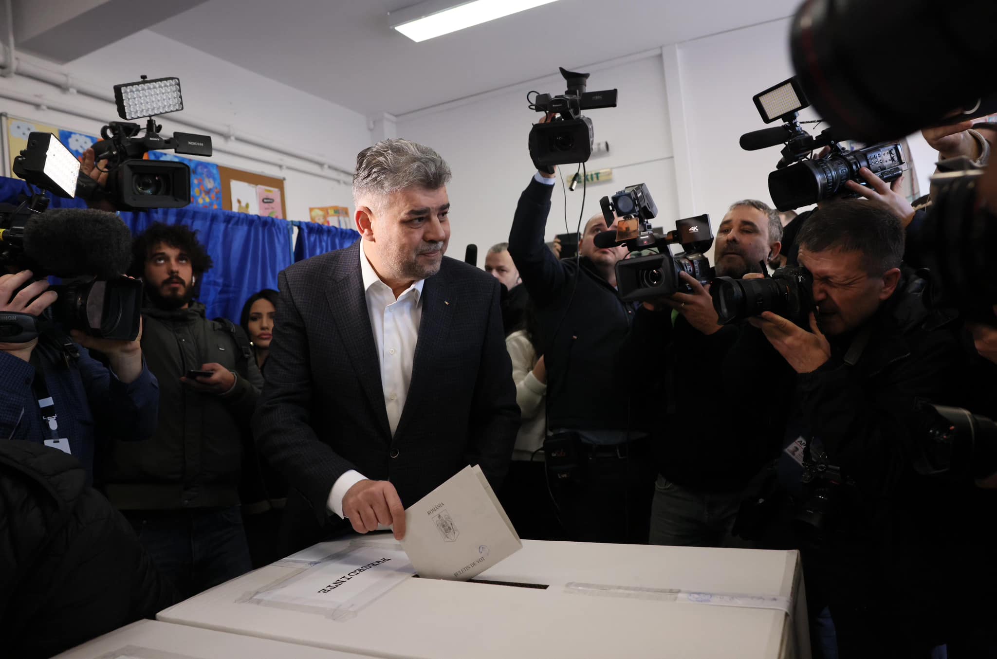 FOTO. Marcel Ciolacu: "Am votat pentru o Românie puternică!"