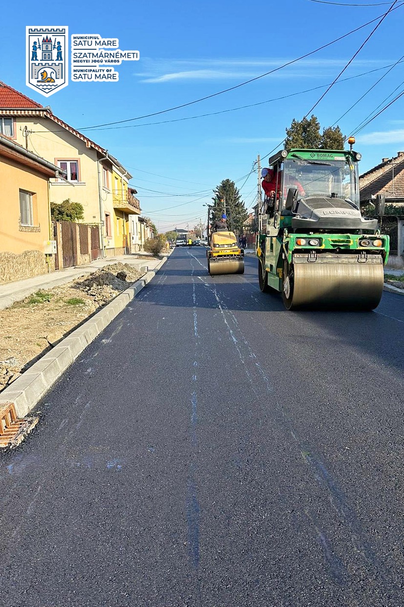 Au început lucrările de asfaltare pe strada Petre Ispirescu